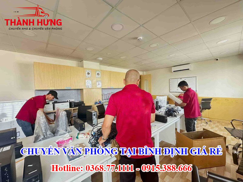 Chuyển Văn Phòng Tại Bình Định Giá Rẻ