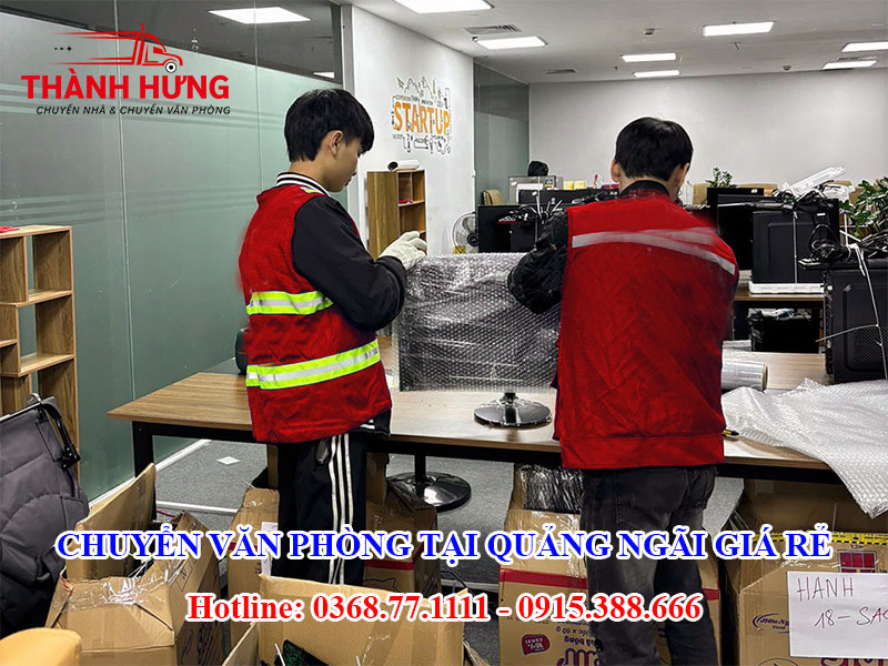 Chuyển Văn Phòng Quảng Ngãi Giá Rẻ