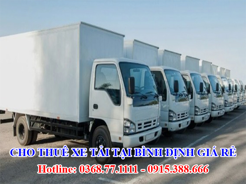 Cho Thuê Xe Tải Tại Bình Định Giá Rẻ