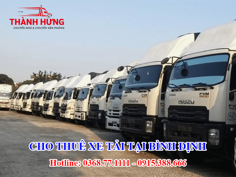 Cho Thuê Xe Tải Tại Bình Định