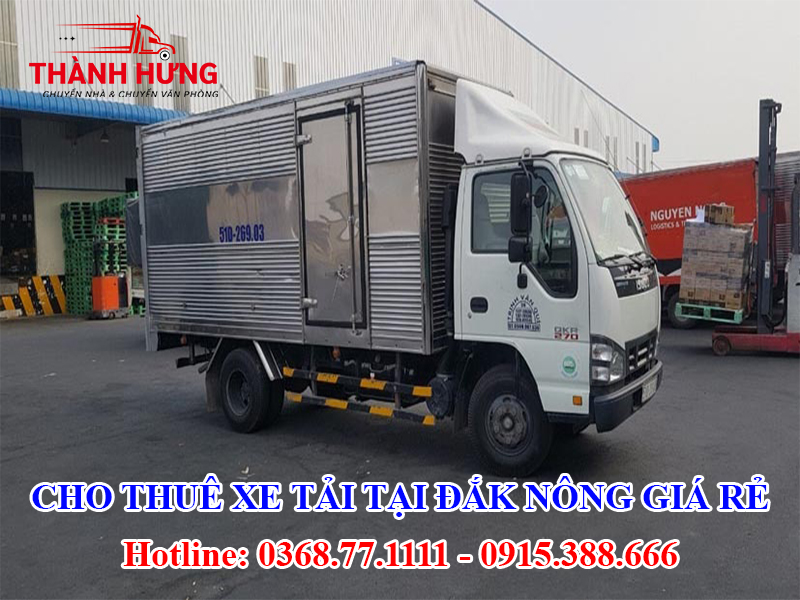 Cho Thuê Xe Tải Tại Đắk Nông Giá Rẻ