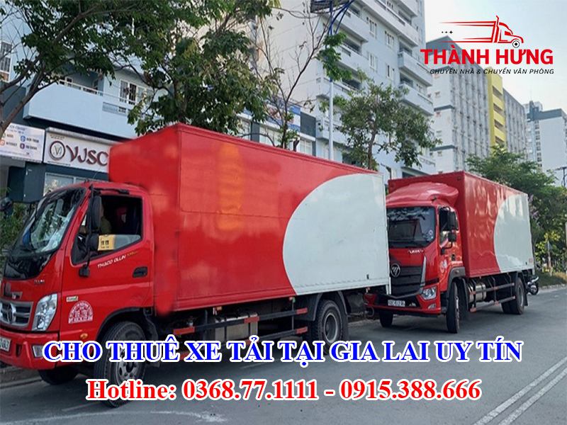 Cho Thuê Xe Tải Tại Gia Lai Uy Tín