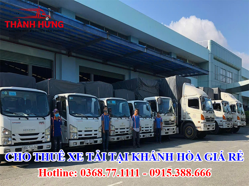 Cho Thuê Xe Tải Tại Khánh Hòa Giá Rẻ