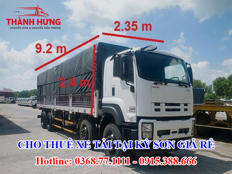 Cho Thuê Xe Tải Tại Kỳ Sơn Giá Rẻ
