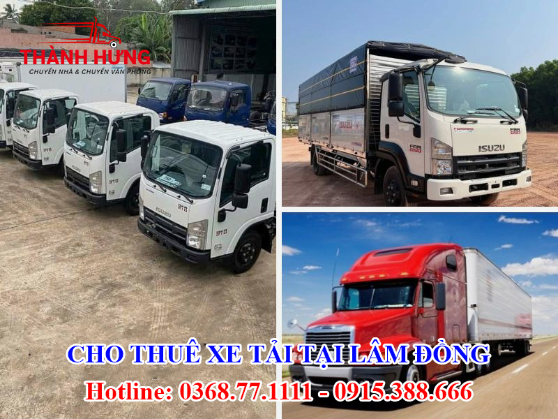 Cho Thuê Xe Tải Tại Lâm Đồng