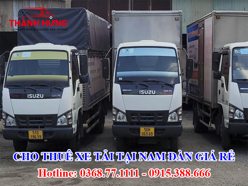 Cho Thuê Xe Tải Tại Nam Đàn Giá Rẻ