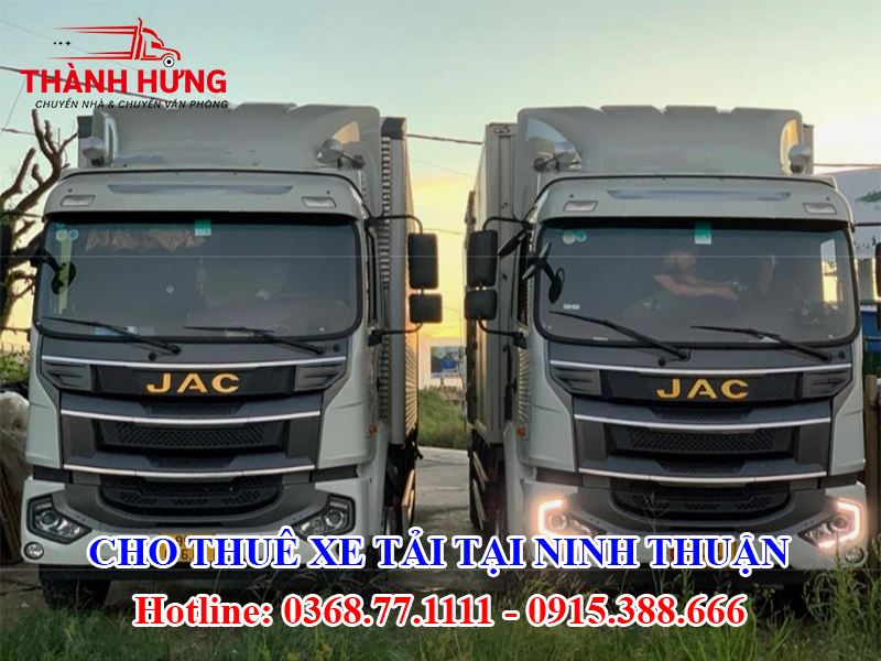 Cho Thuê Xe Tải Tại Ninh Thuận