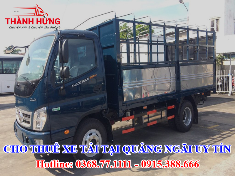 Cho Thuê Xe Tải Tại Quảng Ngãi Uy Tín