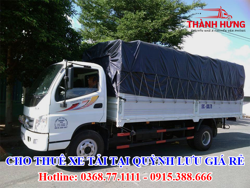 Cho Thuê Xe Tải Tại Quỳnh Lưu Giá Rẻ