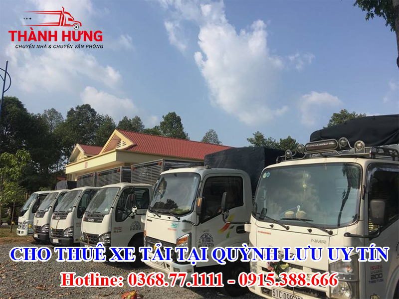 Cho Thuê Xe Tải Tại Quỳnh Lưu Uy Tín