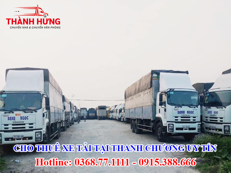 Cho Thuê Xe Tải Tại Thanh Chương Uy Tín