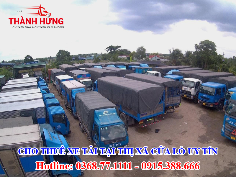 Cho Thuê Xe Tải Tại Thị Xã Cửa Lò Uy Tín