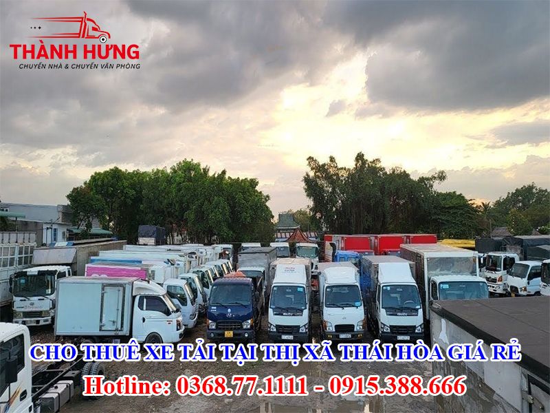 Cho Thuê Xe Tải Tại Thái Hòa Giá Rẻ