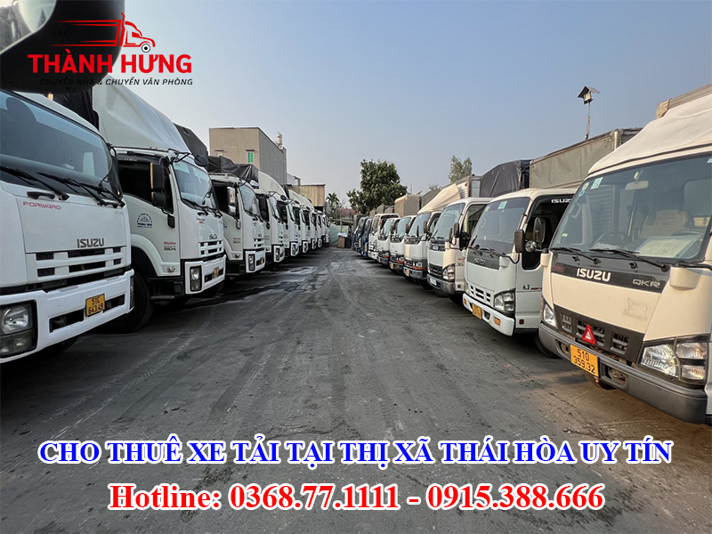 Cho Thuê Xe Tải Tại Thái Hòa Uy Tín