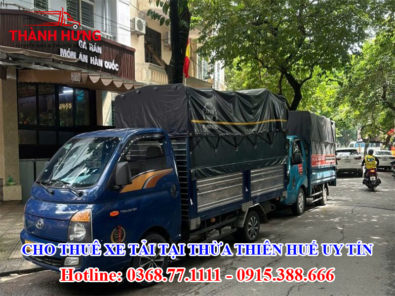 Cho Thuê Xe Tải Tại Thừa Thiên Huế Uy Tín