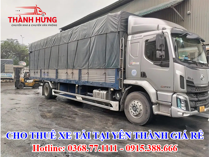 Cho Thuê Xe Tải Yên Thành Giá Rẻ