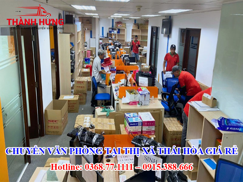Chuyển Văn Phòng Tại Thị Xã Thái Hòa Giá Rẻ
