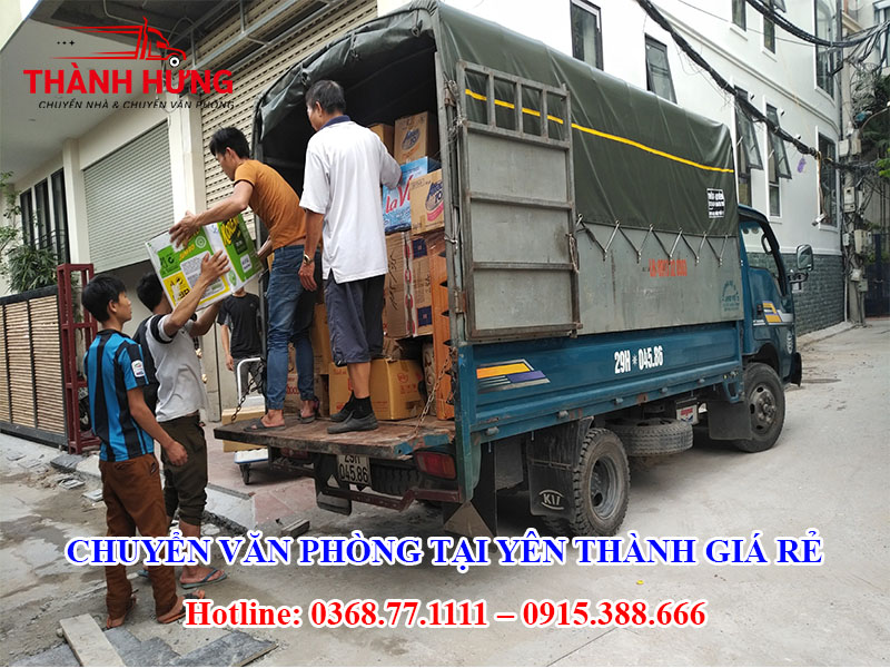 Chuyển Văn Phòng Tại Yên Thành Giá Rẻ