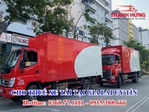 Cho Thuê Xe Tải Tại Gia Lai Uy Tín