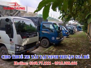 Cho Thuê Xe Tải Tại Ninh Thuận Giá Rẻ