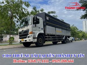 Cho Thuê Xe Tải Yên Thành Uy Tín